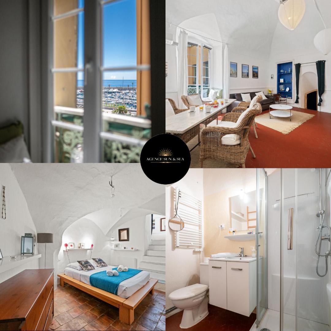 Les Sablettes - Bord De Mer - Vieille Ville - Parking Prive Menton Ngoại thất bức ảnh