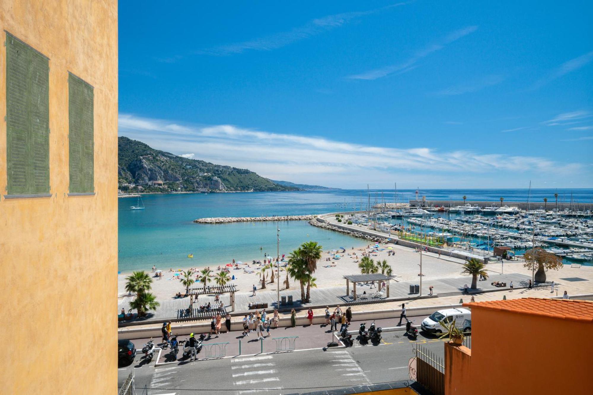 Les Sablettes - Bord De Mer - Vieille Ville - Parking Prive Menton Ngoại thất bức ảnh